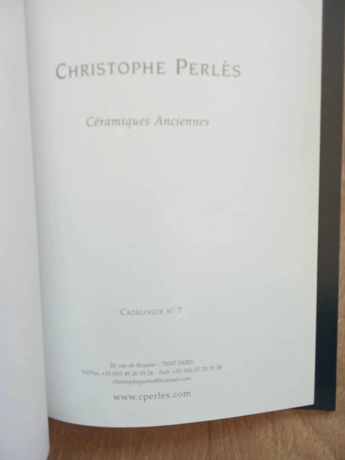 Antieke keramiek nr. 7, Christophe Perlès – photo 4